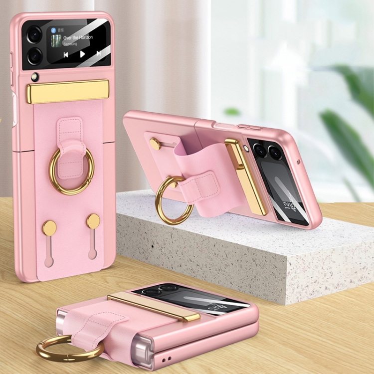 For Samsung Galaxy Z Flip3 5G GKK Ultrathin Shockproof Phone Case with Ring Holder / Wrist Strap(Pink)
For Samsung Galaxy Z Flip3 5G GKK Ultrathin Shockproof Phone Case with Ring Holder / Wrist Strap(Pink)