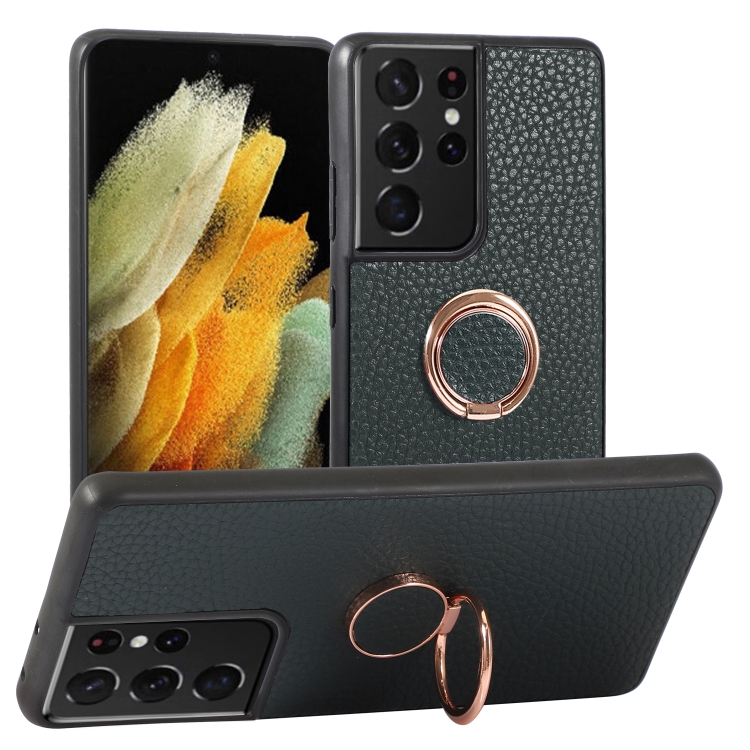 For Samsung Galaxy S21 Ultra 5G Litchi Texture Magnetic Shockproof Protective Phone Case(Green)
For Samsung Galaxy S21 Ultra 5G Litchi Texture Magnetic Shockproof Protective Phone Case(Green)