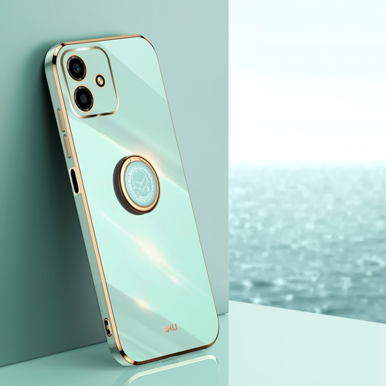 For Honor Play6C 5G XINLI Straight Edge 6D Electroplate TPU Phone Case with Ring Holder(Mint Green)
For Honor Play6C 5G XINLI Straight Edge 6D Electroplate TPU Phone Case with Ring Holder(Mint Green)