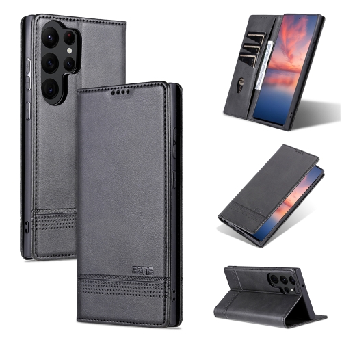 For Samsung Galaxy S23 Ultra 5G AZNS Magnetic Calf Texture Flip Leather Phone Case(Black)
For Samsung Galaxy S23 Ultra 5G AZNS Magnetic Calf Texture Flip Leather Phone Case(Black)