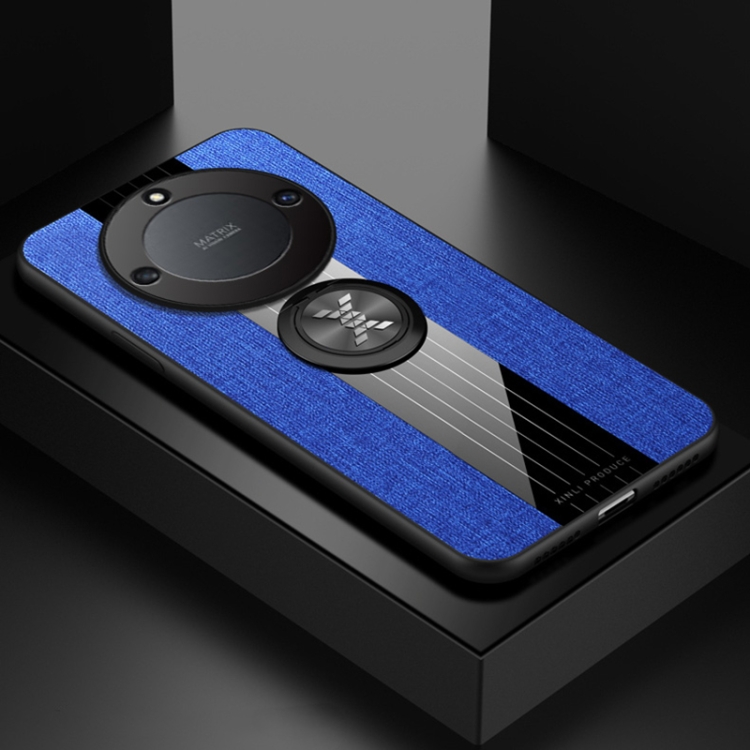 For Honor X40 XINLI Stitching Cloth Textue TPU Phone Case with Ring Holder(Blue)
For Honor X40 XINLI Stitching Cloth Textue TPU Phone Case with Ring Holder(Blue)