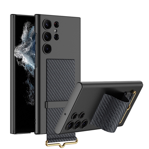 For Samsung Galaxy S23 Ultra 5G GKK Ultra-thin Wristband Holder Phone Case(Carbon Fiber)
For Samsung Galaxy S23 Ultra 5G GKK Ultra-thin Wristband Holder Phone Case(Carbon Fiber)