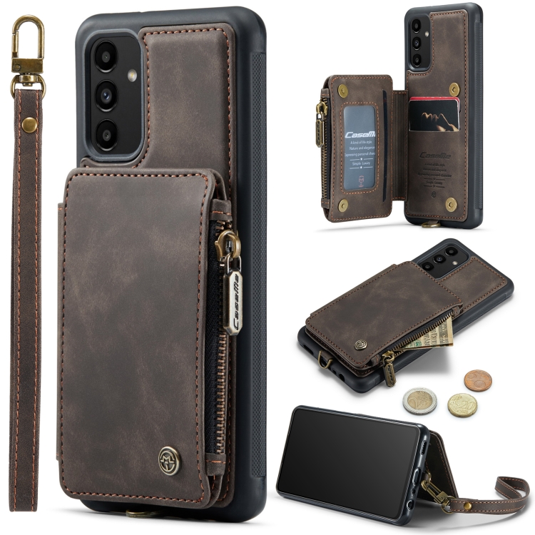 For Samsung Galaxy A13 5G CaseMe C20 Multifunctional RFID Leather Phone Case(Dark Coffee)
For Samsung Galaxy A13 5G CaseMe C20 Multifunctional RFID Leather Phone Case(Dark Coffee)