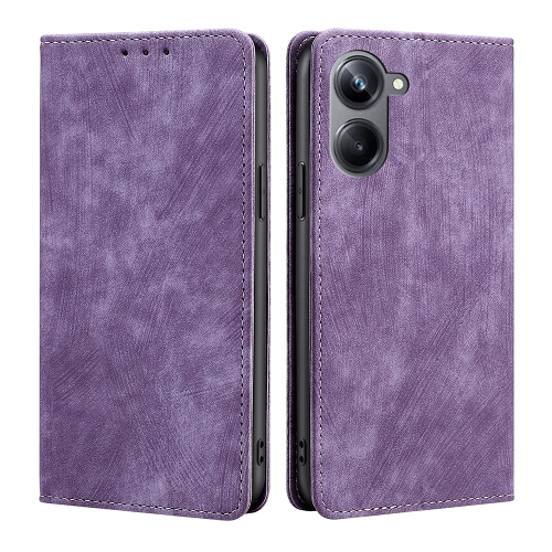 For Realme 10 Pro 5G RFID Anti-theft Brush Magnetic Leather Phone Case(Purple)
For Realme 10 Pro 5G RFID Anti-theft Brush Magnetic Leather Phone Case(Purple)