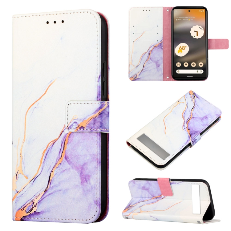For Google Pixel 7a PT003 Marble Pattern Flip Leather Phone Case(White Purple)
For Google Pixel 7a PT003 Marble Pattern Flip Leather Phone Case(White Purple)