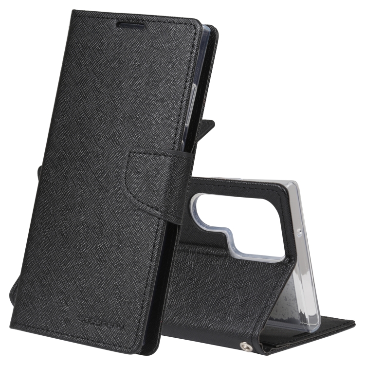 For Samsung Galaxy S23 Ultra 5G GOOSPERY FANCY DIARY Cross Texture Leather Phone Case(Black)
For Samsung Galaxy S23 Ultra 5G GOOSPERY FANCY DIARY Cross Texture Leather Phone Case(Black)