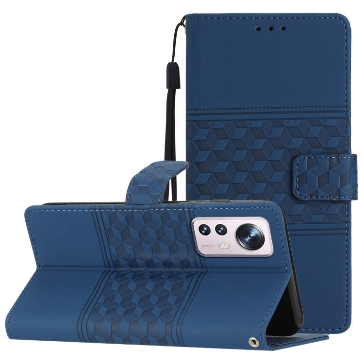 For Xiaomi 12 Lite Diamond Embossed Skin Feel Leather Phone Case with Lanyard(Dark Blue)
For Xiaomi 12 Lite Diamond Embossed Skin Feel Leather Phone Case with Lanyard(Dark Blue)