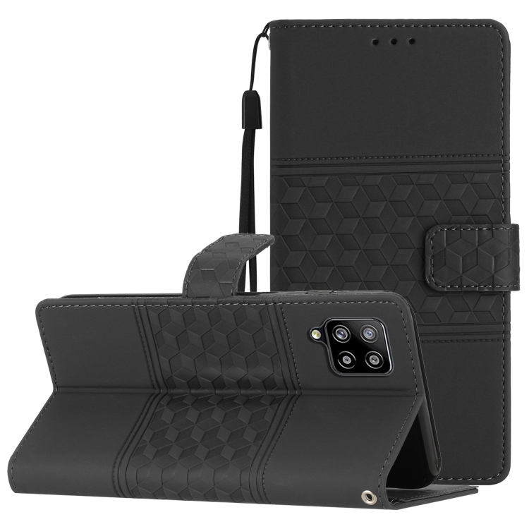 For Samsung Galaxy A42 Diamond Embossed Skin Feel Leather Phone Case with Lanyard(Black)
For Samsung Galaxy A42 Diamond Embossed Skin Feel Leather Phone Case with Lanyard(Black)