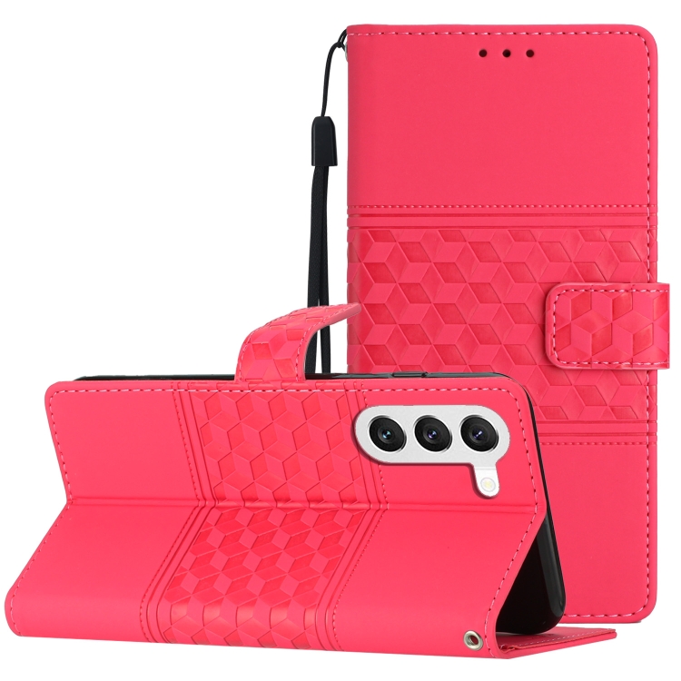 For Samsung Galaxy S23+ 5G Diamond Embossed Skin Feel Leather Phone Case with Lanyard(Red)
For Samsung Galaxy S23+ 5G Diamond Embossed Skin Feel Leather Phone Case with Lanyard(Red)