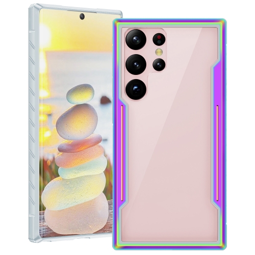 For Samsung Galaxy S23+ 5G Defender Metal Clear PC Soft TPU Phone Case(Colorful)
For Samsung Galaxy S23+ 5G Defender Metal Clear PC Soft TPU Phone Case(Colorful)