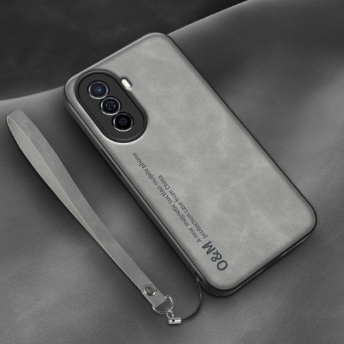 For Huawei Enjoy 50 4G Lamba Skin Feel Leather Back Phone Case with Strap(Space Grey)
For Huawei Enjoy 50 4G Lamba Skin Feel Leather Back Phone Case with Strap(Space Grey)