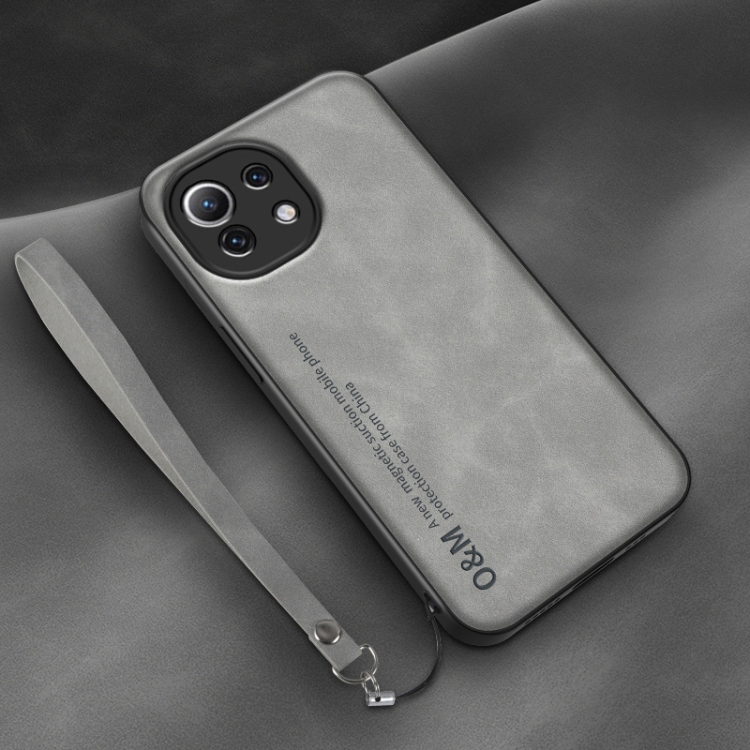 For Xiaomi Mi 11 Lite Lamba Skin Feel Leather Back Phone Case with Strap(Space Grey)
For Xiaomi Mi 11 Lite Lamba Skin Feel Leather Back Phone Case with Strap(Space Grey)