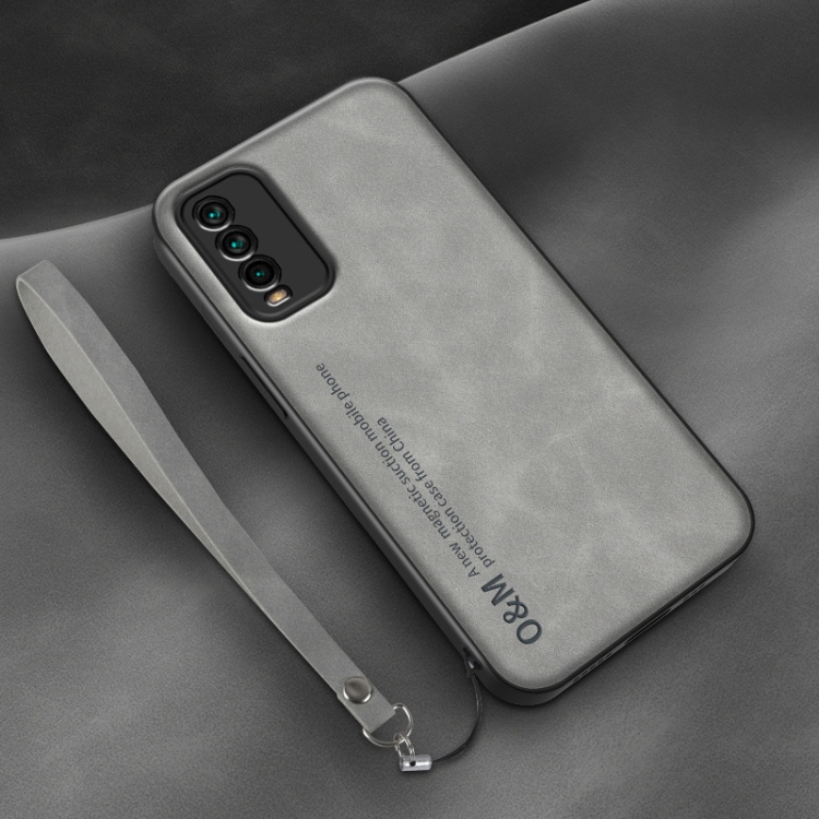 For Xiaomi Redmi Note 9 4G Lamba Skin Feel Leather Back Phone Case with Strap(Space Grey)
For Xiaomi Redmi Note 9 4G Lamba Skin Feel Leather Back Phone Case with Strap(Space Grey)