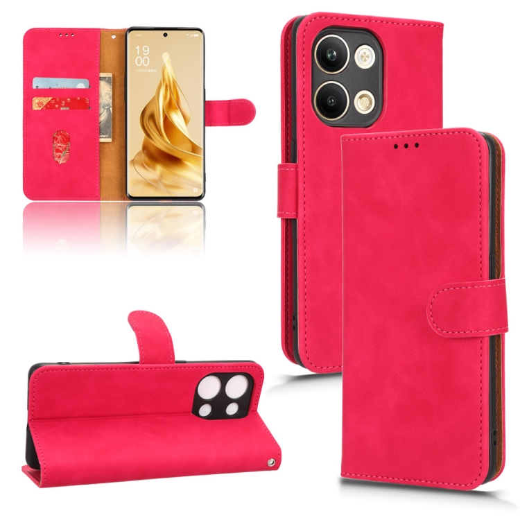 For OPPO Reno9 / Reno9 Pro 5G Skin Feel Magnetic Flip Leather Phone Case(Rose Red)
For OPPO Reno9 / Reno9 Pro 5G Skin Feel Magnetic Flip Leather Phone Case(Rose Red)