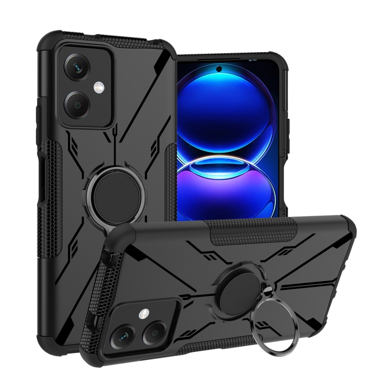 For Xiaomi Redmi Note 12 5G Armor Bear Shockproof PC + TPU Phone Case with Ring(Black)
For Xiaomi Redmi Note 12 5G Armor Bear Shockproof PC + TPU Phone Case with Ring(Black)