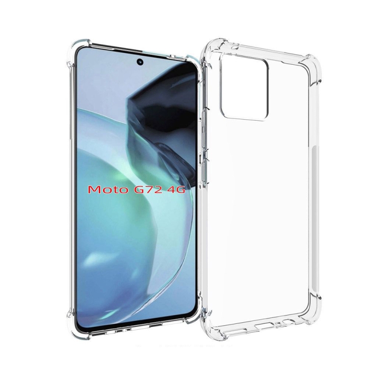 For Motorola Moto G72 Shockproof Non-slip Thickening TPU Phone Case(Transparent)
For Motorola Moto G72 Shockproof Non-slip Thickening TPU Phone Case(Transparent)