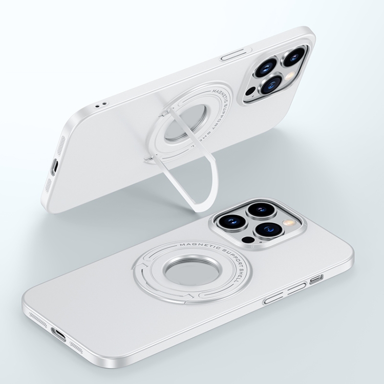For iPhone 14 Pro Matte Magsafe Magnetic Phone Case with Trolley Holder(White)
For iPhone 14 Pro Matte Magsafe Magnetic Phone Case with Trolley Holder(White)