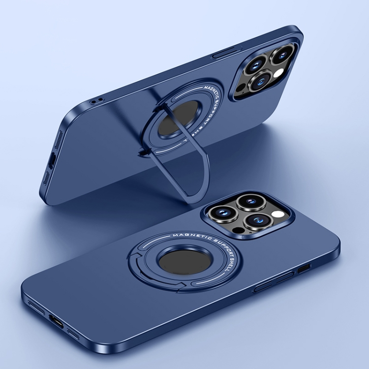 For iPhone 14 Pro Max Matte Magsafe Magnetic Phone Case with Trolley Holder(Dark Blue)
For iPhone 14 Pro Max Matte Magsafe Magnetic Phone Case with Trolley Holder(Dark Blue)