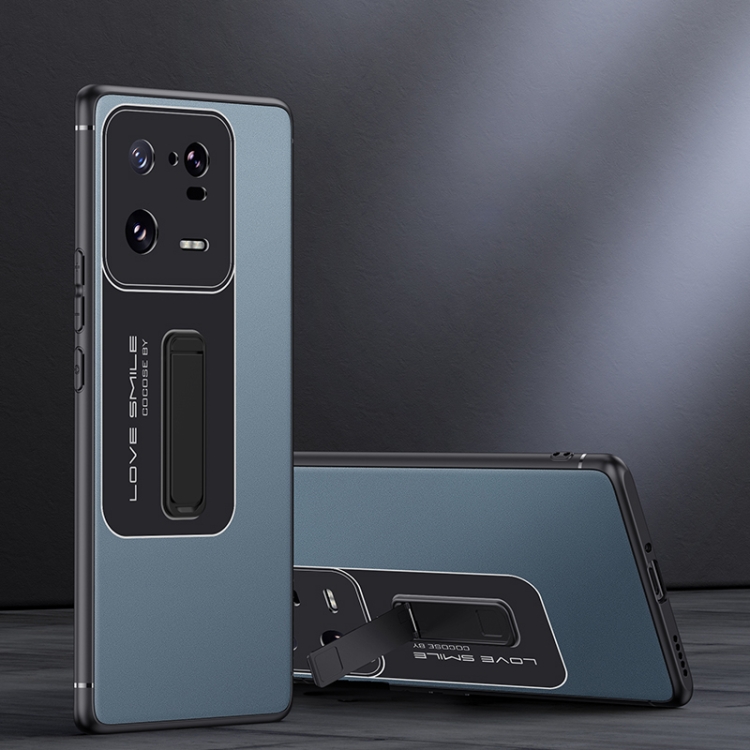 For Xiaomi 13 Pro Frosted Holder Phone Case(Sea Blue Grey)
For Xiaomi 13 Pro Frosted Holder Phone Case(Sea Blue Grey)