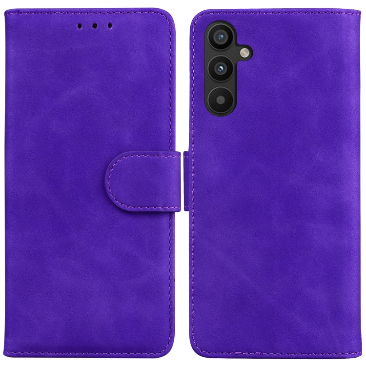For Samsung Galaxy A54 5G Skin Feel Pure Color Flip Leather Phone Case(Purple)
For Samsung Galaxy A54 5G Skin Feel Pure Color Flip Leather Phone Case(Purple)