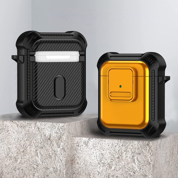 For AirPods 1 / 2 TPU + PC Shockproof Earphone Protective Case with Switch(Yellow)
For AirPods 1 / 2 TPU + PC Shockproof Earphone Protective Case with Switch(Yellow)