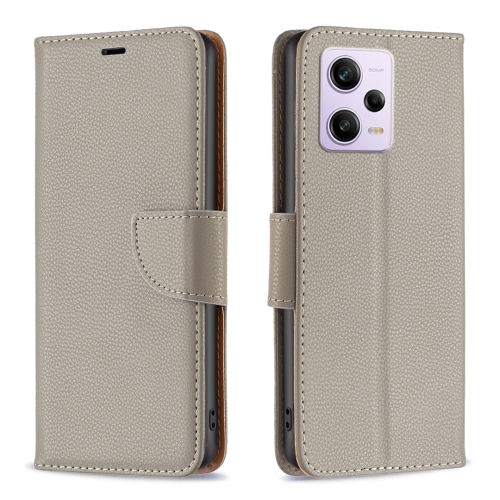 For Xiaomi Redmi Note 12 Pro Global Litchi Texture Pure Color Leather Phone Case(Grey)
For Xiaomi Redmi Note 12 Pro Global Litchi Texture Pure Color Leather Phone Case(Grey)