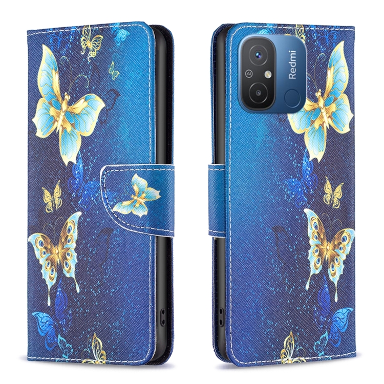 For Xiaomi Redmi 12C Colored Drawing Pattern Leather Phone Case(Gold Butterfly)
For Xiaomi Redmi 12C Colored Drawing Pattern Leather Phone Case(Gold Butterfly)