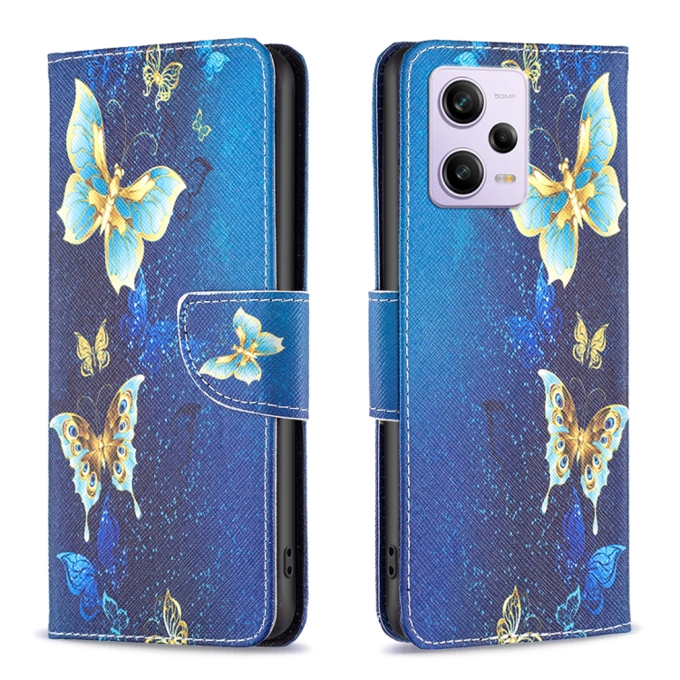 For Xiaomi Redmi Note 12 Pro Global Colored Drawing Pattern Leather Phone Case(Gold Butterfly)
For Xiaomi Redmi Note 12 Pro Global Colored Drawing Pattern Leather Phone Case(Gold Butterfly)