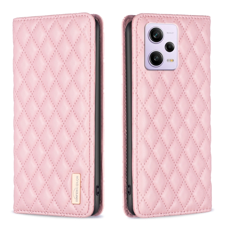 For Xiaomi Redmi Note 12 Pro+ Global Diamond Lattice Magnetic Leather Flip Phone Case(Pink)
For Xiaomi Redmi Note 12 Pro+ Global Diamond Lattice Magnetic Leather Flip Phone Case(Pink)