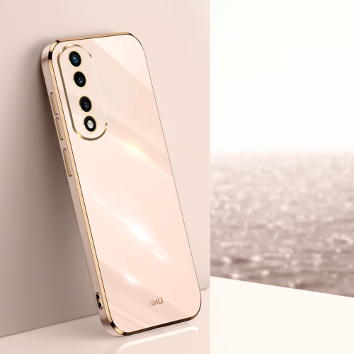 For Honor 80 Pro Flat XINLI Straight Edge 6D Electroplate TPU Phone Case(Pink)
For Honor 80 Pro Flat XINLI Straight Edge 6D Electroplate TPU Phone Case(Pink)
