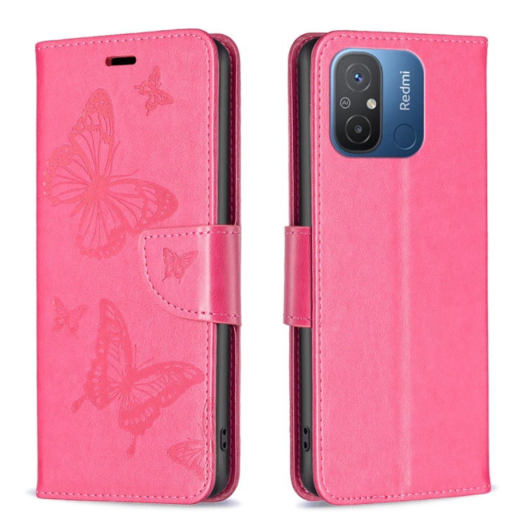For Xiaomi Redmi 12C Embossing Two Butterflies Pattern Leather Phone Case(Rose Red)
For Xiaomi Redmi 12C Embossing Two Butterflies Pattern Leather Phone Case(Rose Red)