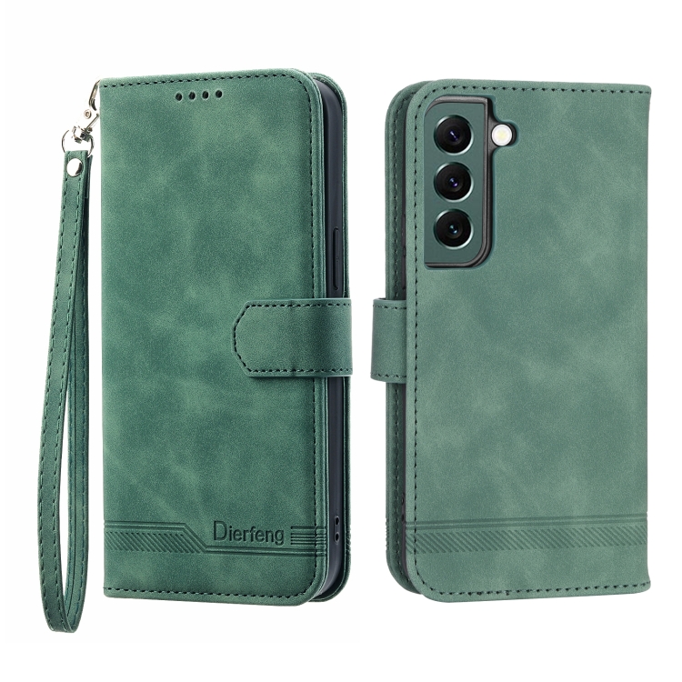 For Samsung Galaxy S22+ 5G Dierfeng Dream Line TPU + PU Leather Phone Case(Green)
For Samsung Galaxy S22+ 5G Dierfeng Dream Line TPU + PU Leather Phone Case(Green)