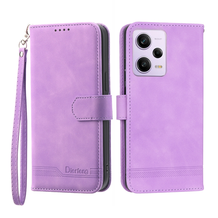 For Xiaomi Redmi Note 12 Pro 5G Global Dierfeng Dream Line TPU + PU Leather Phone Case(Purple)
For Xiaomi Redmi Note 12 Pro 5G Global Dierfeng Dream Line TPU + PU Leather Phone Case(Purple)