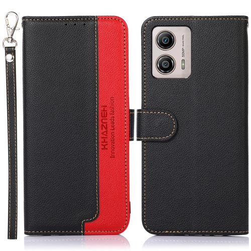 For Motorola Moto G53 5G KHAZNEH Litchi Texture Leather RFID Phone Case(Black)
For Motorola Moto G53 5G KHAZNEH Litchi Texture Leather RFID Phone Case(Black)