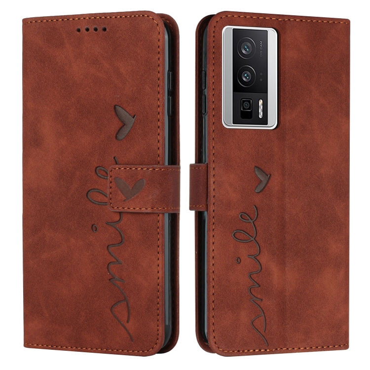 For Xiaomi Redmi K60 / K60 Pro Skin Feel Heart Pattern Leather Phone Case(Brown)
For Xiaomi Redmi K60 / K60 Pro Skin Feel Heart Pattern Leather Phone Case(Brown)