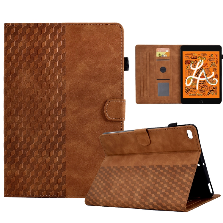 For iPad mini 5 / 4 / 3 / 2 / 1 Rhombus Embossed Leather Smart Tablet Case(Brown)
For iPad mini 5 / 4 / 3 / 2 / 1 Rhombus Embossed Leather Smart Tablet Case(Brown)