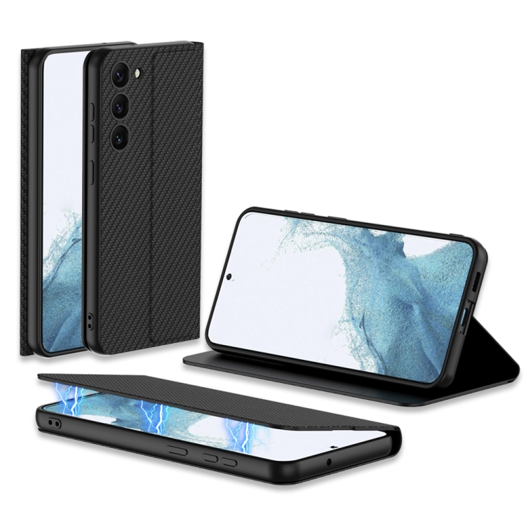 For Samsung Galaxy S23+ 5G GKK Magnetic Shockproof PU Phone Case(Carbon Fibre)
For Samsung Galaxy S23+ 5G GKK Magnetic Shockproof PU Phone Case(Carbon Fibre)