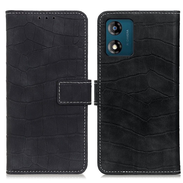 For Motorola Moto E13 4G 2023 Magnetic Crocodile Texture Leather Phone Case(Black)
For Motorola Moto E13 4G 2023 Magnetic Crocodile Texture Leather Phone Case(Black)