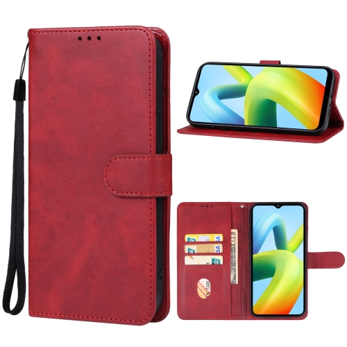 

For Xiaomi Redmi A2 Leather Phone Case(Red)