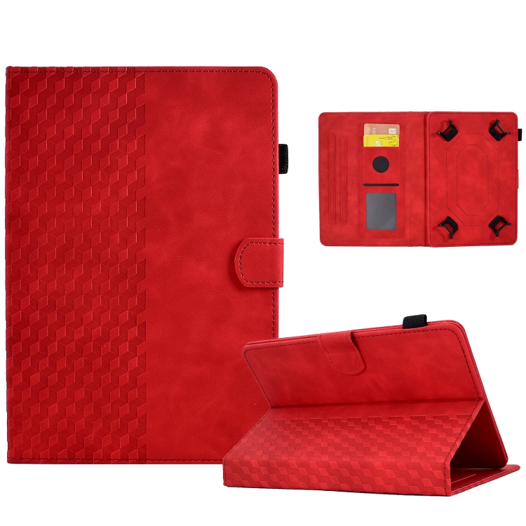 For 10.0 inch Universal Tablet Rhombus Embossed Leather Case(Red)
For 10.0 inch Universal Tablet Rhombus Embossed Leather Case(Red)
