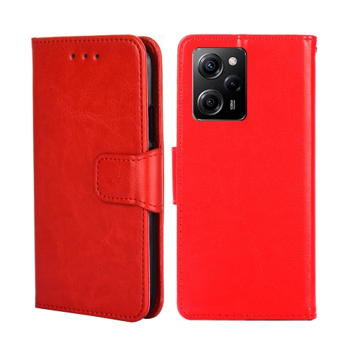 For Xiaomi Poco X5 Pro / Redmi Note 12 Pro Speed Crystal Texture Leather Phone Case(Red)
For Xiaomi Poco X5 Pro / Redmi Note 12 Pro Speed Crystal Texture Leather Phone Case(Red)