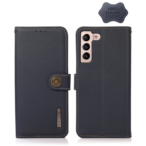 For Samsung Galaxy A24 4G KHAZNEH Custer Genuine Leather RFID Phone Case(Blue)
For Samsung Galaxy A24 4G KHAZNEH Custer Genuine Leather RFID Phone Case(Blue)