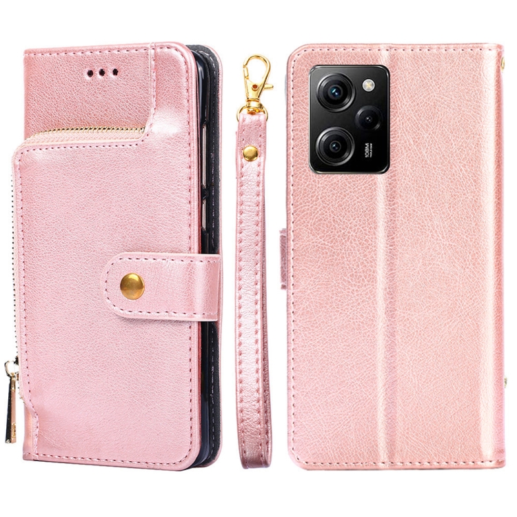 For Xiaomi Poco X5 Pro / Redmi Note 12 Pro Speed Zipper Bag Leather Phone Case(Rose Gold)
For Xiaomi Poco X5 Pro / Redmi Note 12 Pro Speed Zipper Bag Leather Phone Case(Rose Gold)