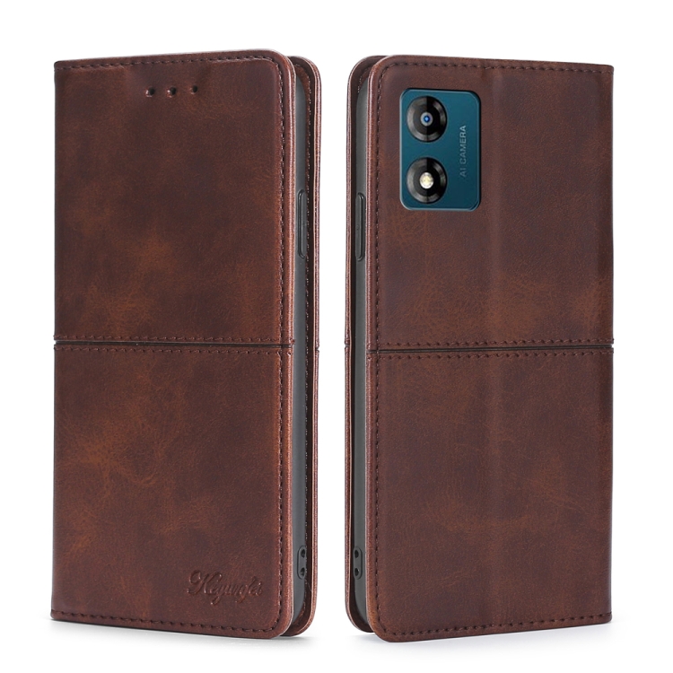 For Motorola Moto E13 4G Cow Texture Magnetic Horizontal Flip Leather Phone Case(Dark Brown)
For Motorola Moto E13 4G Cow Texture Magnetic Horizontal Flip Leather Phone Case(Dark Brown)