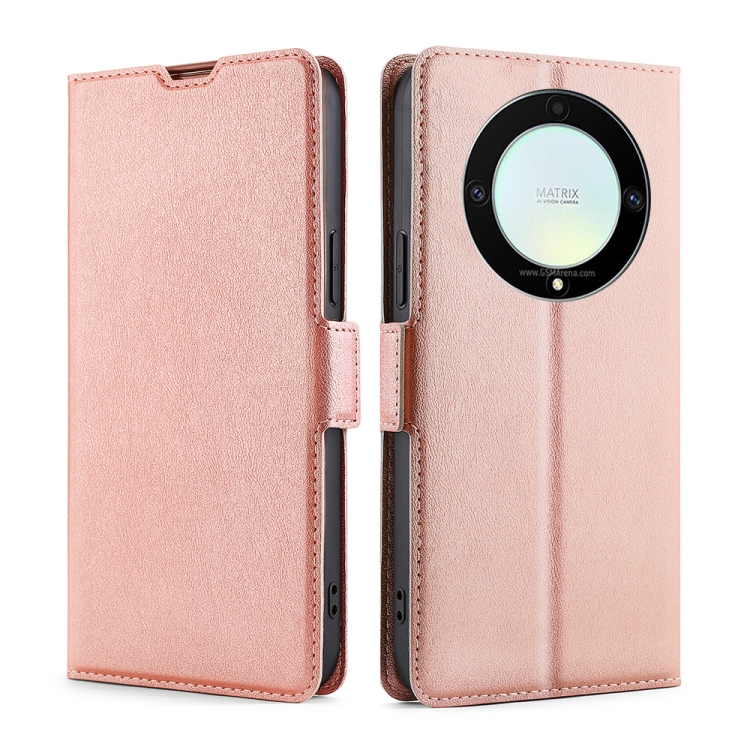 For Honor X9a 5G Ultra-thin Voltage Side Buckle Horizontal Flip Leather Phone Case(Rose Gold)
For Honor X9a 5G Ultra-thin Voltage Side Buckle Horizontal Flip Leather Phone Case(Rose Gold)