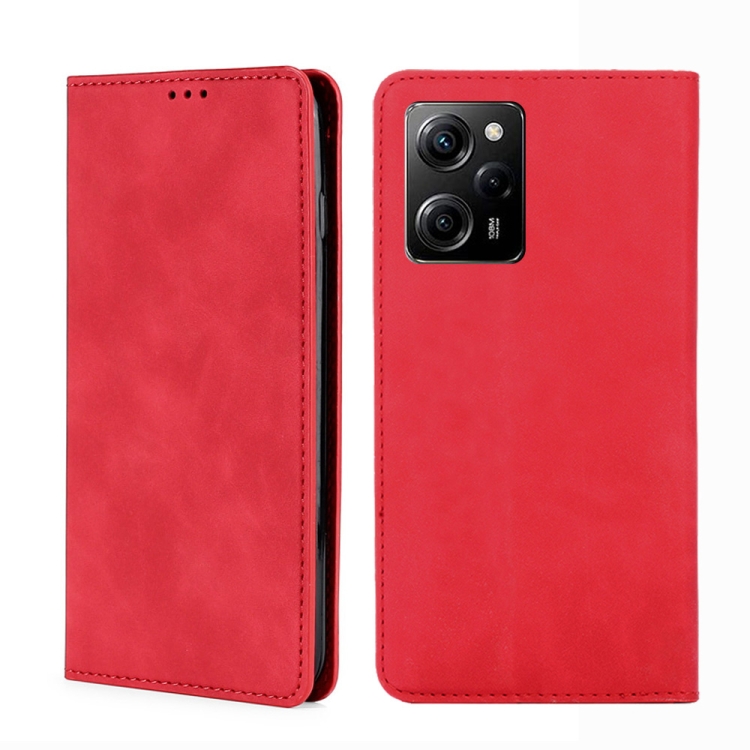 For Xiaomi Poco X5 Pro / Redmi Note 12 Pro Speed Skin Feel Magnetic Horizontal Flip Leather Phone Case(Red)
For Xiaomi Poco X5 Pro / Redmi Note 12 Pro Speed Skin Feel Magnetic Horizontal Flip Leather Phone Case(Red)
