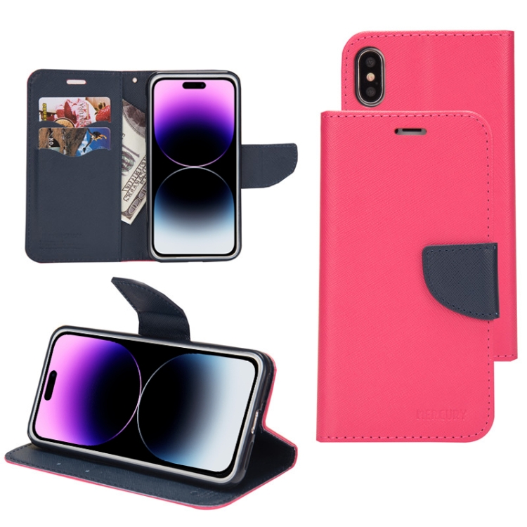 For iPhone 14 Plus Mercury Contrast Color Splicing Leather Phone Case(Rose Red)
For iPhone 14 Plus Mercury Contrast Color Splicing Leather Phone Case(Rose Red)