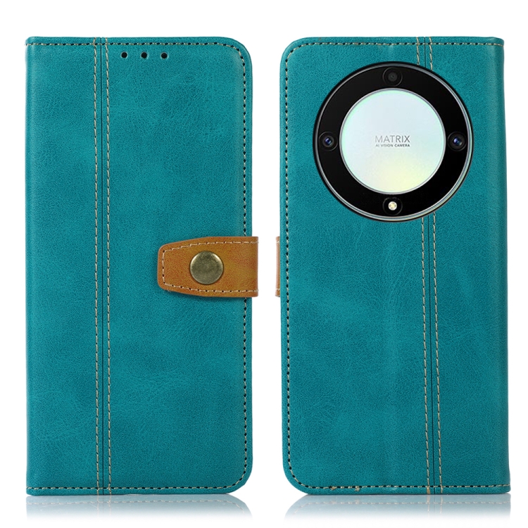 For Honor X9a 4G Stitching Thread Calf Texture Leather Phone Case(Light Green)
For Honor X9a 4G Stitching Thread Calf Texture Leather Phone Case(Light Green)