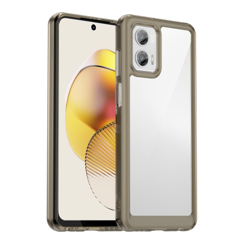 For Motorola Moto G73 Colorful Series Acrylic + TPU Phone Case(Transparent Grey)
For Motorola Moto G73 Colorful Series Acrylic + TPU Phone Case(Transparent Grey)