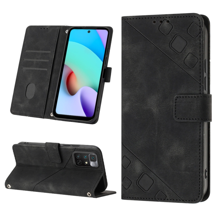 For Xiaomi Redmi 10 2022 / Note 11 4G Skin-feel Embossed Leather Phone Case(Black)
For Xiaomi Redmi 10 2022 / Note 11 4G Skin-feel Embossed Leather Phone Case(Black)